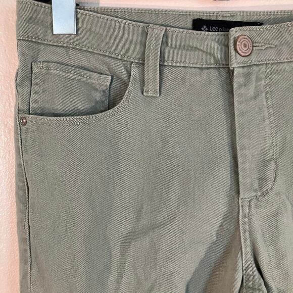 Lee Platinum Label Embellished Green Denim Jeans - Picture 2 of 8